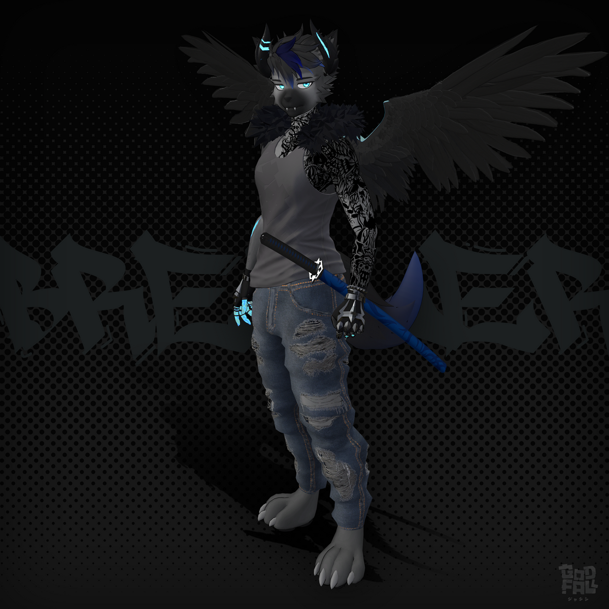 Godfall's Kamui | VRChat Avatars & Streetwear