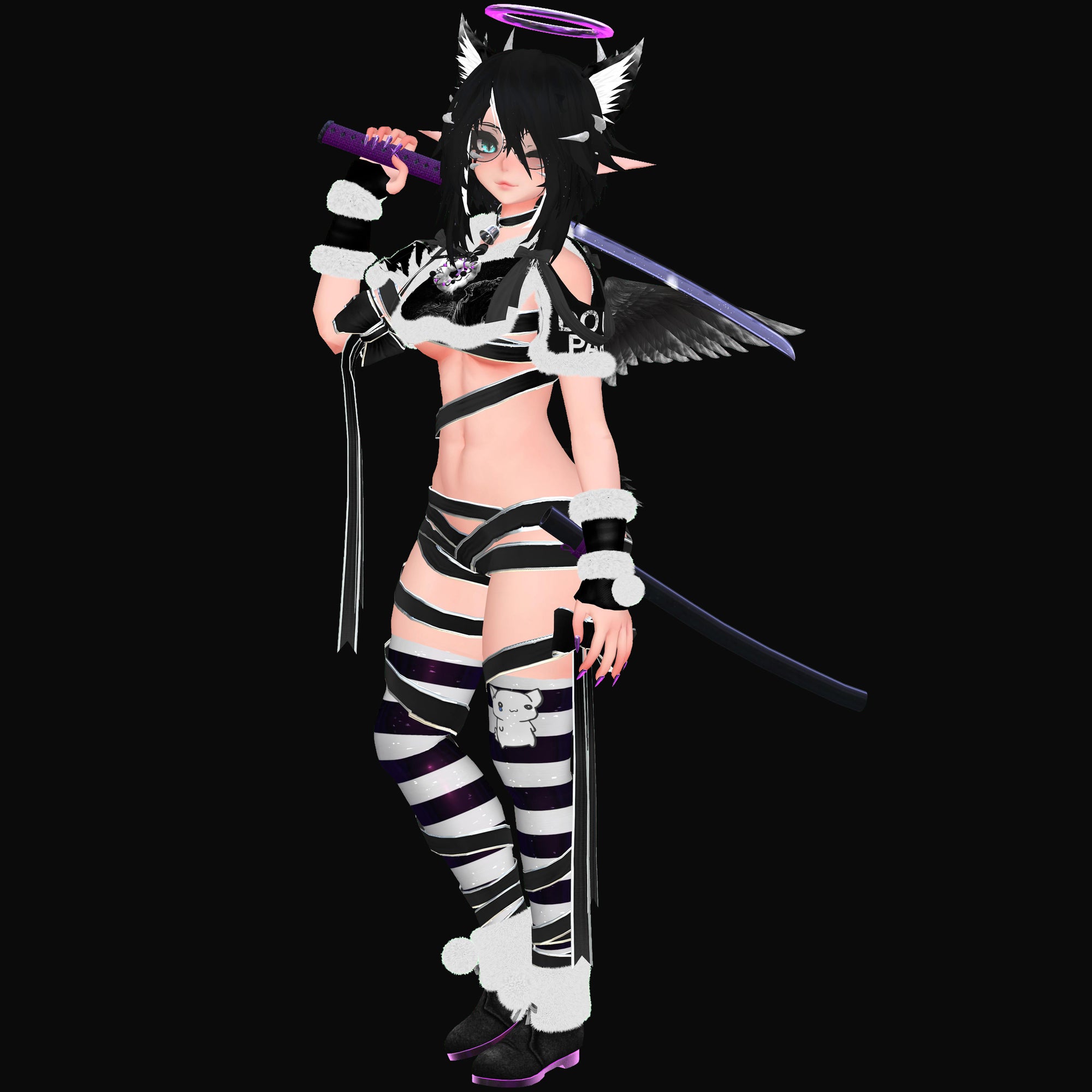 Godelfie God Elfie holidays godfall vrchat vr avatar vrc egirl custom premium erp christmas